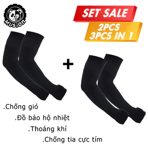 Musion Set Sale - Tay áo làm mát, chống tia UV, phù hợp vận động ngoài trời mùa hè