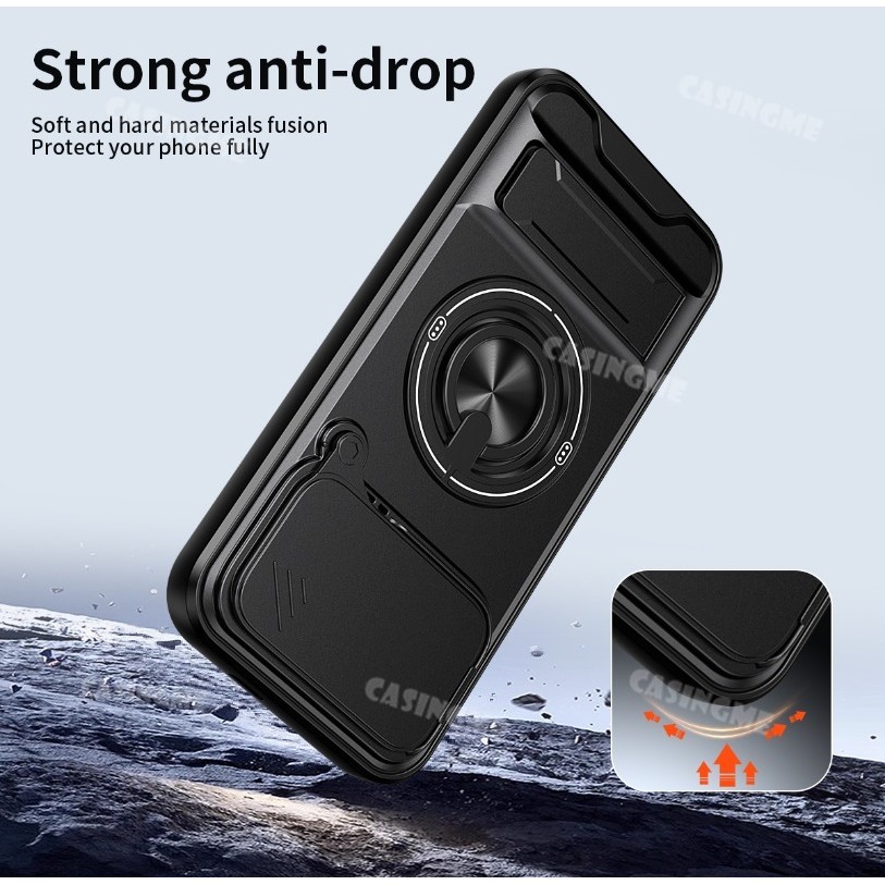 POCO F8 Ultra 2026 Armor Holder Vỏ điện thoại từ tính cho POCO F8 F6 F7 F5 F4 X8 Ultra Pro Max 4G 5G Giá đỡ bảo vệ sạc không dây Vỏ chống sốc