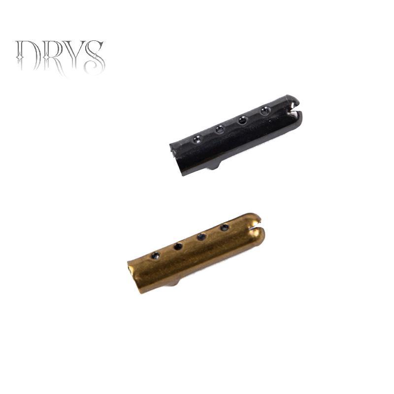 (TFT) 50 Chiếc Đầu Dây Giày Aglets DIY Dây Giày Sửa Chữa Đầu Ren Dây Kẹp Đầu MỚI