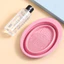 Bộ dụng cụ làm sạch cọ trang điểm hoàn chỉnh Chất liệu Silicon، Khay rửa cọ ، Bộ 3 sản phẩm