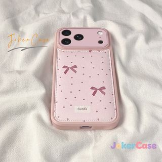 Ốp Lưng Cho IPhone 17 11 15 16 12 13 14 Pro Max X XS Max XR 14 16 15 Plus Air Vỏ mềm có dây buộc đệm khí Sweet Bowknot