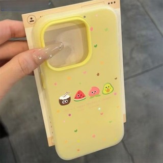 Dành Cho IPhone 17 16 15 14 13 12 11 Pro Max X XR XS Max 78 Plus Phim hoạt hình dưa hấu dừa trường hợp điện thoại
