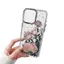Mực tia hồng phù hợp với vỏ điện thoại iPhone16plus vỏ iPhone14 kim cương sao vỏ 13/11Pro