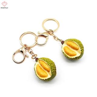 [PCW-T] Móc khóa sầu riêng sáng tạo Mô phỏng vui nhộn Trái cây Mặt dây chuyền nhỏ Chìa khóa ô tô Túi mặt dây chuyền Bapa Treo đồ trang trí Quà tặng