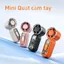 Quạt cầm tay mini mới với 199chế độ, sạc USB, quạt bỏ túi, quạt du lịch cắm trại ngoài trời, quạt gia đình và văn phòng