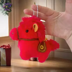 HFTOY Nữ Sang Trọng Ngựa Móc Khóa Túi Xe Mặt Dây Chuyền Trang Sức Trang Trí Năm Mới Phụ Kiện Thời Trang Cho Túi Và Quà Tặng ~