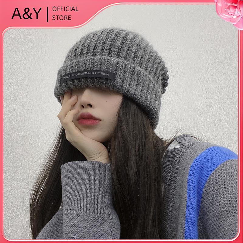 A & Y Mũ Len Mohair Unisex, Thiết Kế Hoang Dã, Ấm Áp Cho Thời Tiết Lạnh