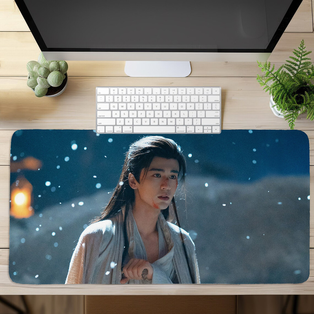 Tấm lót chuột Zhang Linghe, Tấm lót bàn phím máy tính in nghệ thuật ngọc bích (60x30cm / 80x40cm)
