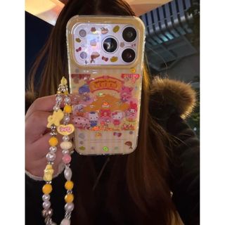 Ốp điện thoại Double Gilt năm mới Sanrio iphone17pro trọn gói iPhone16 / 15 / 14 Hot Girl 17