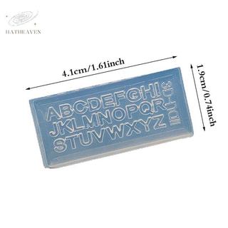 [hatheaven] 1 Khuôn Khắc Móng Tay Silicon 3D Chữ Cái Tiếng Anh Khuôn Dập Thiết Kế Gel Stencils DIY Dụng Cụ Phụ Kiện Làm Móng Tay Đẹp
