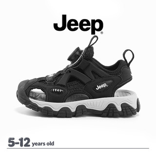 JEEP Giày Đi Biển Thể Thao Bé Trai Bé Gái Lưới Bánh Mì Ngón Chân Đế Mềm Chống Trơn Trượt Nhanh Khô Dép