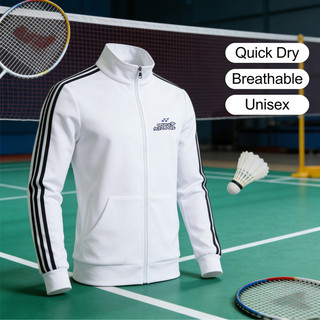 YONEX Nam Nữ Mới Hợp Thời Trang Thương Hiệu Thu Đông Đi Xe Đạp Ngoài Trời Huấn Luyện Áo Khoác Cầu Lông Dài Tay Áo Thể Thao Thoáng Khí Và Thoải Mái