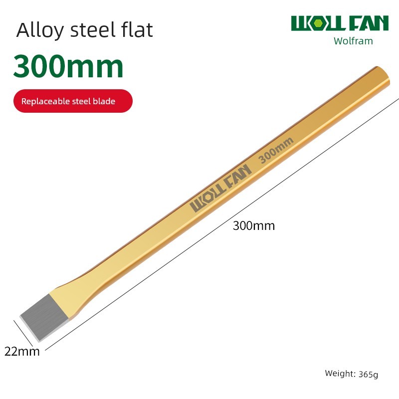 Hợp Kim Thép Đục Flat Xẻng Đục Sắt Mũi Khoan Chuyên Dụng Đá Bê Tông Nứt Đá Tay Búa