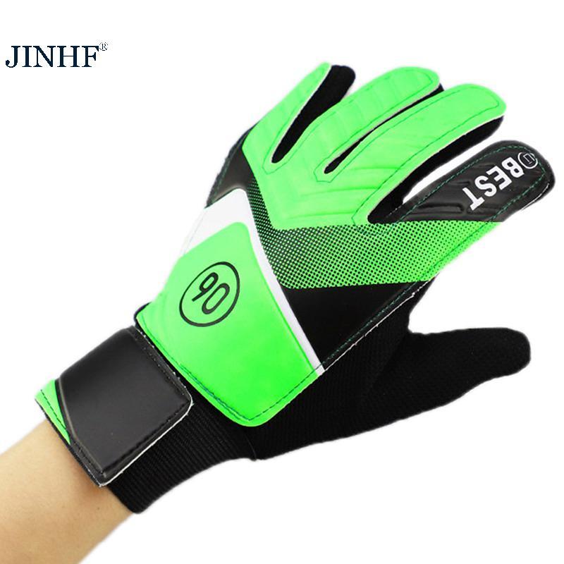 JINHF 1 Trẻ Em Thủ Môn Găng Tay Chống Va Chạm Cao Su Thủ Môn Găng Tay Bảo Vệ Tay Phụ Kiện Bóng Đá Cho Trẻ Em HOT