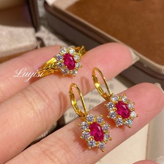 Bộ đồ kim cương Carbon cao kim cương đỏ của Mỹ dành cho nữ