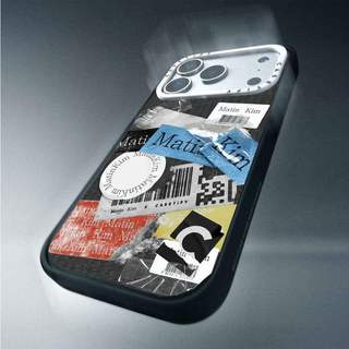 CASECASE X Matin Kim POSTBOX CASE Phiên bản vòng máy ảnh màu trắng mờ Đen cứng hút từ tính Vỏ tác động cho Apple IPhone 13 14 15 16 17 Pro Max Air Plus có hộp