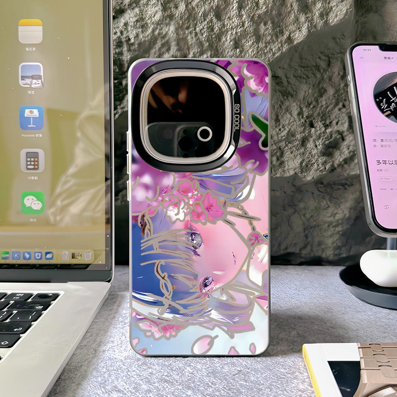 Dành cho iQOO 15 13 12 Pro Z10 Turbo Pro Z9 Neo 10 / 9 Sóng gió _ Jinhsi Micro Matte Vỏ điện thoại cứng cho iQOO Z9 Turbo Z8 Vỏ iQOO chống sốc