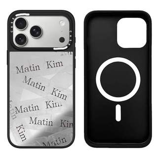 CASECASE X Matin Kim TAPE Ốp Lưng Gương Bạc Hút Từ Tính IPhone Dành Cho IPhone 17 Air 16 15 14 13 12 Pro Max Plus Ốp Lưng Cứng Có Hộp Khắc Logo