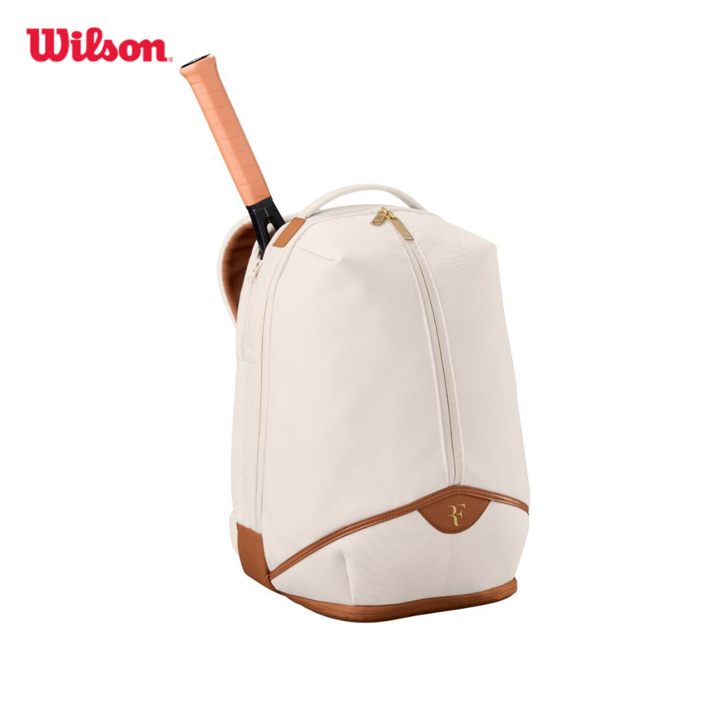 Wilson RF LAWN COLLECTION TENNIS BACKPACK CREAM Balo Đựng Vợt Tennis WR8054801001