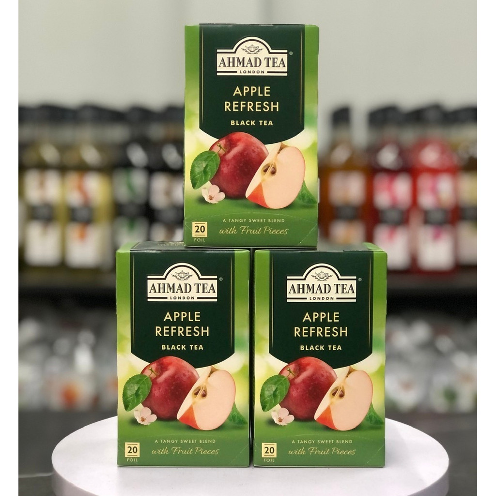 Trà Hương Táo AHMAD Apple Hộp 40g Túi Lọc Có Bao Thiếc 20 Túi Trà Ceylon Hòa Quyện Táo Đỏ Dễ Uống