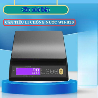 Cân Tiểu Li Điện Tử Nhà Bếp Chống Nước WH-B30 Chính Xác Cao 0.1G Và 1G Đến 5KG Và 10KG.Sạc USB.Cân Thực Phẩm, Làm Bánh