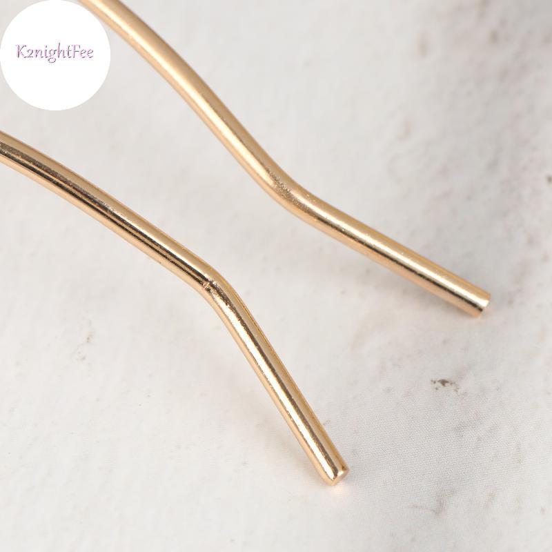K2nightFee 1 Cái Kẹp Tóc Ngọc Trai Kẹp Tóc Kim Loại Hình Chữ U Lược Nữ Cô Gái Phụ Kiện Tóc Trang Trí Dụng Cụ Tạo Kiểu VN