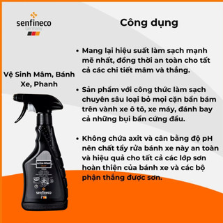 Chất Tẩy Rửa Thắng Và Mâm Cao Cấp Không Acid Senfineco 9960 Wheel Cleaner Acid Free Của Đức 350ml - Mvn Auto