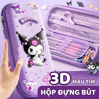 Hộp đựng Bút​ dễ thương hình 3D cho bé gái và học sinh, thiết kế chống nước, nhiều ngăn phân loại, giúp bàn học gọn gàng