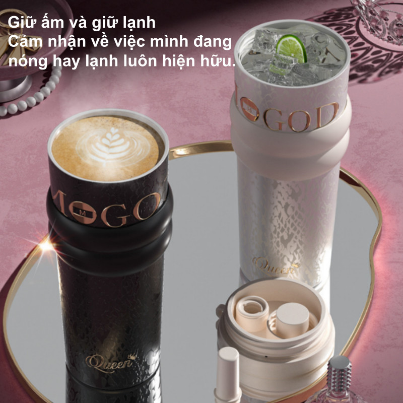 Cốc Giữ Nhiệt Dung Tích Lớn 710ml, Chất Liệu Inox 316 An Toàn,Tặng Kèm Ống Hút Và Dây Mang Tiện Lợi