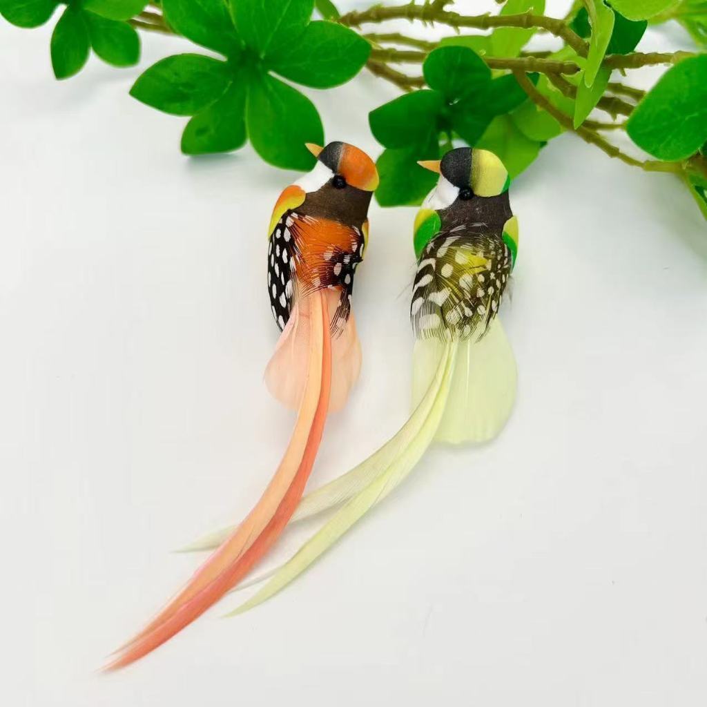【48h】Tổ chim và chim giả nhân tạo trang trí tiểu cảnh, cây cảnh, sân vườn, decor sự kiện, màu ngẫu nhiên