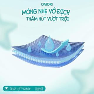 Combo 5 Bịch Tã/Bỉm Dán, Quần OMORI BALANCE Thoáng Khí Mỏng Nhẹ Chất Liệu An Toàn Cho Bé Từ 6 - 20kg