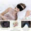 HomeyShop-Bịt mắt ngủ 3D cao cấp, thiết kế chắn sáng 100%,chất liệu mềm thoáng khí,Dây đeo vai có thể điều chỉnh