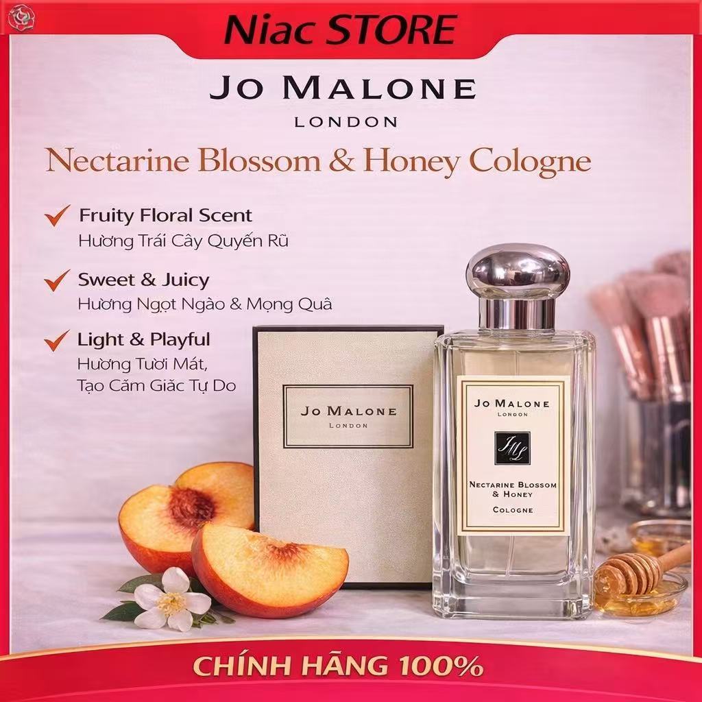 【Chính Hãng】 𝕁𝕠 𝕄𝕒𝕝𝕠𝕟𝕖 𝐍𝐞𝐜𝐭𝐚𝐫𝐢𝐧𝐞 𝐁𝐥𝐨𝐬𝐬𝐨𝐦 & 𝐇𝐨𝐧𝐞𝐲 9ML/30ML/100ML | Nước Hoa Hoa Full Box/ Full Size