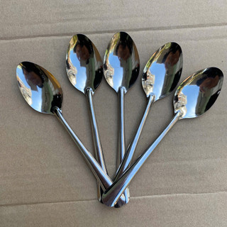 Combo 20/50 muỗng CANH inox cán dài để ăn cơm, phở, súp