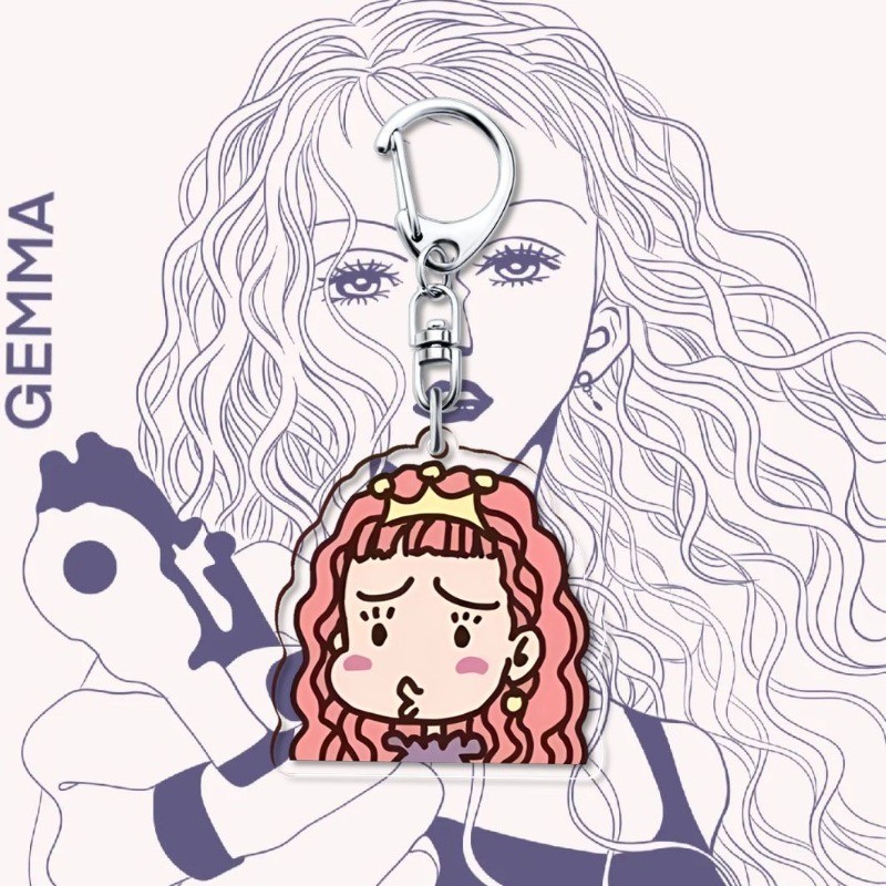 NANA Anime Keychain Women Oosaki Nana HACHI Acrylic Key Chain Man Okazaki Shinichi Key