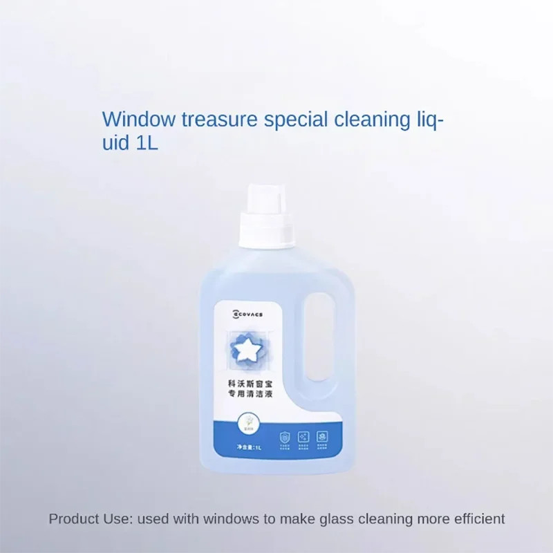 Phiên bản ECOVACS Phụ kiện cửa sổ Chất lỏng làm sạch cửa sổ 1L cho tất cả các mẫu cửa sổ WINBOT W2 OMNI / W1 PRO