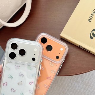 Ốp lưng cứng trong suốt Tương thích với iPhone 13 14 14Pro 14ProMax 15 15Pro 15ProMax 16 16Pro 16ProMax 17 17Pro 17ProMax Ốp họa tiết ngựa dòng đầy màu sắc
