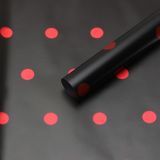 [Khuyến nghị của cửa hàng] Roland Polka Dot Caramel Film Giấy gói quà chấm bi, chống nước, dùng bó hoa nghệ thuật