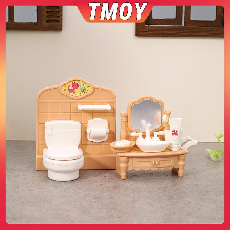 TMOY 1 Bộ 1: 12 Nhà Búp Bê Thu Nhỏ Bồn Tắm Bồn Tắm Bồn Tắm Bộ Đồ Nội Thất Mô Hình Nhà Trang Trí Đồ Chơi Nhà Búp Bê Phụ Kiện TMOY