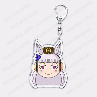 Hot Uma Musume Pretty Derby Keychains for Accessories Bag Anime Girl	Key Chain Ring Fans Gifts Keyrings