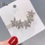 Kẹp tóc PlumHOUSEpunk pentagram vintage pha lê ngôi sao - kèm khuyên tai và kẹp mũ thời trang cho nữ