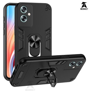 Dành Cho OPPO A59 5G / A79 5G Ốp điện thoại Chiến Binh Thiết Kế Lưng Cứng Có Giá Đỡ Nhẫn Chống Sốc Mềm TPU Nâng Cạnh Vỏ Mỏng