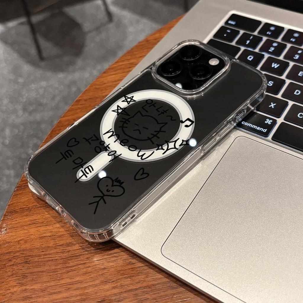 Vẽ tay thư cho iPhone1615plus trong suốt 1413promax trường hợp điện thoại 12 acrylic