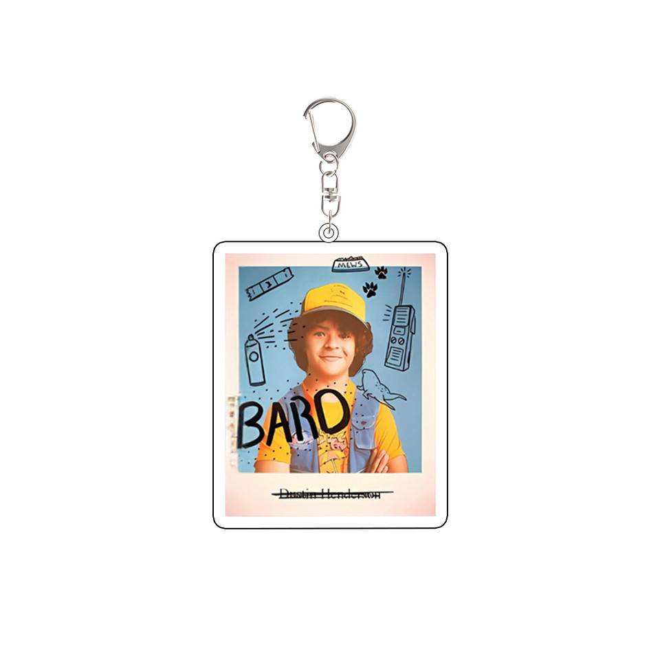 For Stranger Things Will Lucas Max Mike Dustin Nancy Acrylic Keychain Custom Cartoons Cute Backpack Accessories Festival