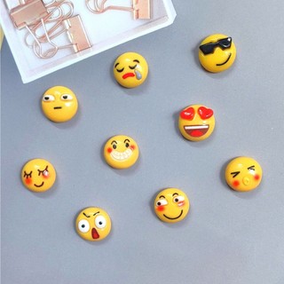 Set Charm Emoji Cảm Xúc Cute Đủ Biểu Cảm – Charm Gắn Dép Hoạt Hình Vàng Dễ Thương, Phụ Kiện DIY Dép Crocs Xinh 16MM