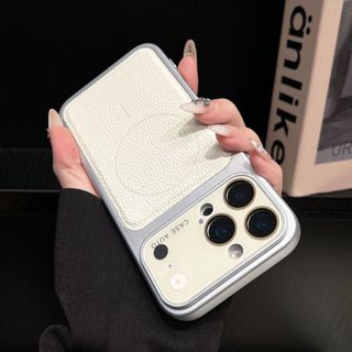 Họa tiết vải thiều từ tính cửa sổ lớn thích hợp cho vỏ điện thoại iPhone 17, màu trơn 17pro, 16 mờ, 15 bao gồm tất cả, 14 / 13