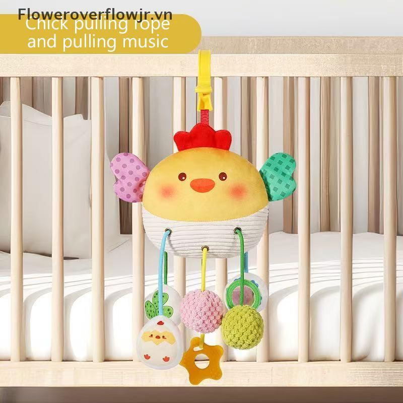 Đồ chơi dây kéo động vật FJR Montessori - Đồ chơi lục lạc & cổ vũ cho trẻ sơ sinh cho giường ngủ HOT