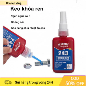 【COD】Sản phẩm keo cố định ren 50ml chịu nhiệt, ngăn rung lắc làm lỏng ốc, phù hợp cho công nghiệp và sửa chữa.