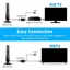 Ăng-ten TV HDTV JUIC, Ăng-ten TV kỹ thuật số 1080P độ phân giải cao, Bộ thu ăng-ten nhiều kênh đa năng chuyên nghiệp trong nhà / ngoài trời