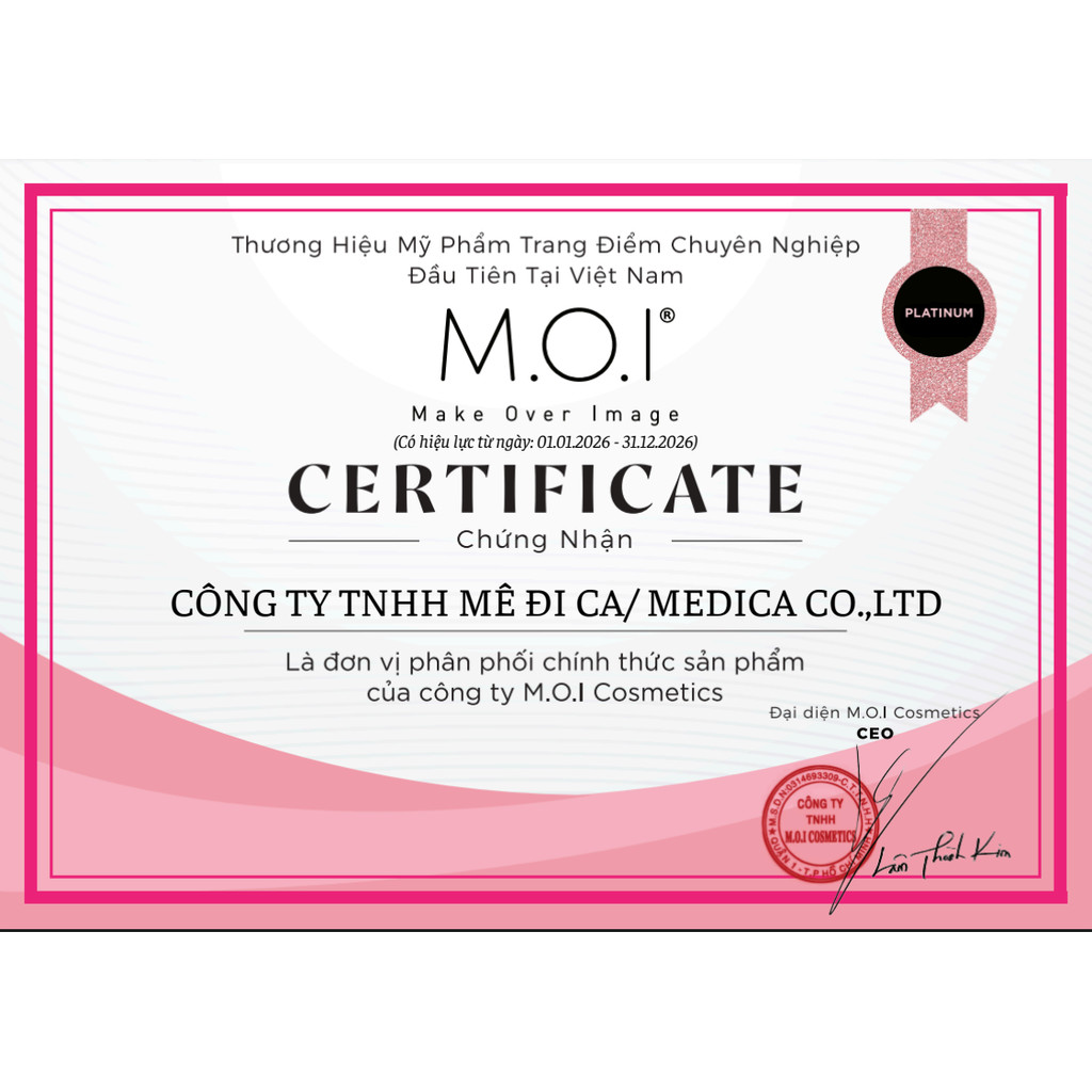 Phấn nước M.O.I premium baby skin cushion 12g